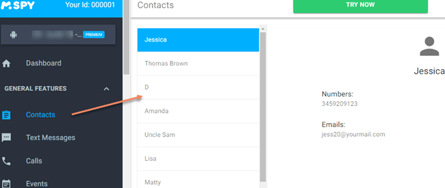 Track Contacts